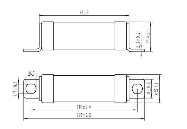 RS325-8SL  DC1500V High Speed Fuse